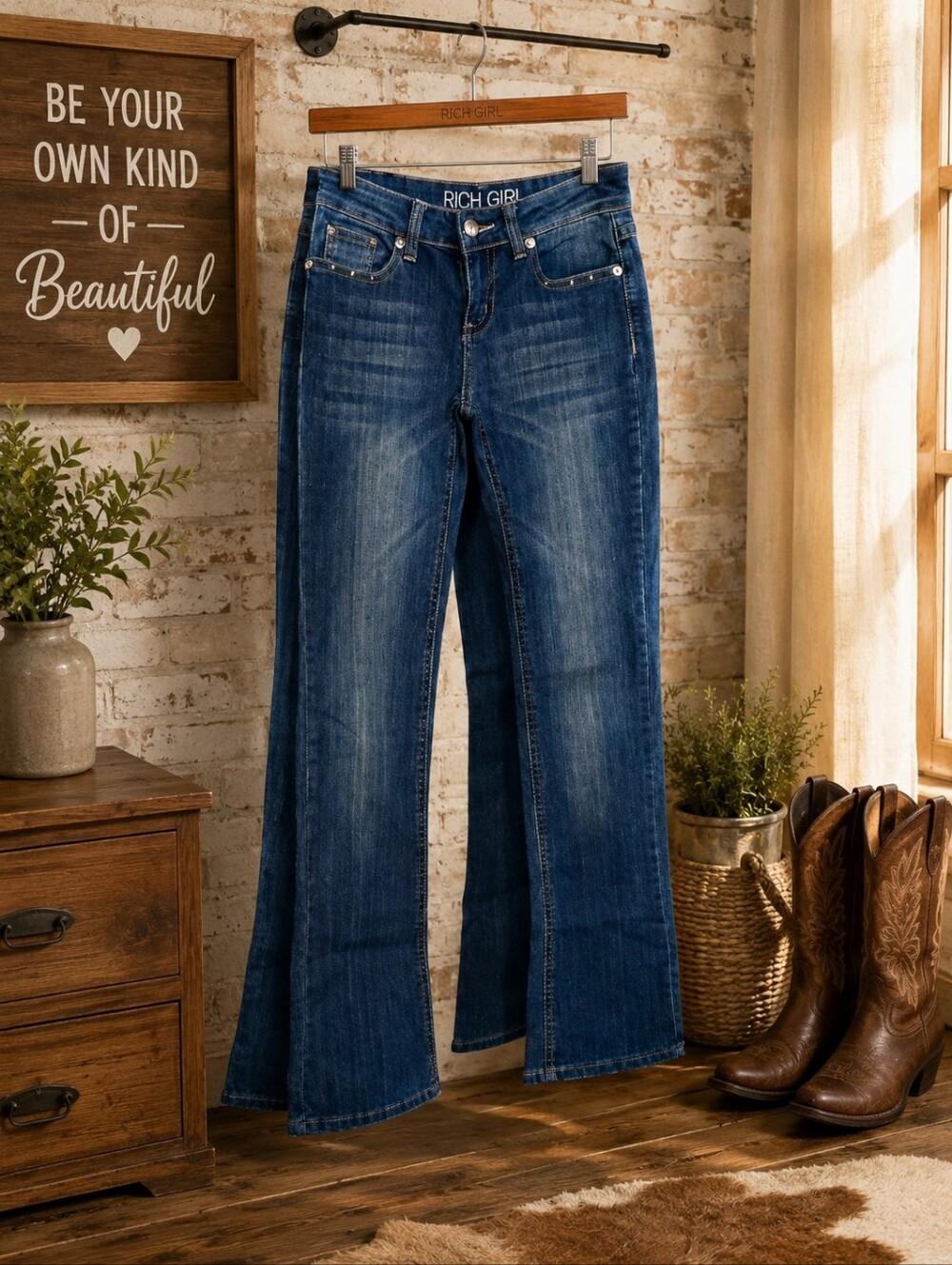 Blue Flare Women's Jeans